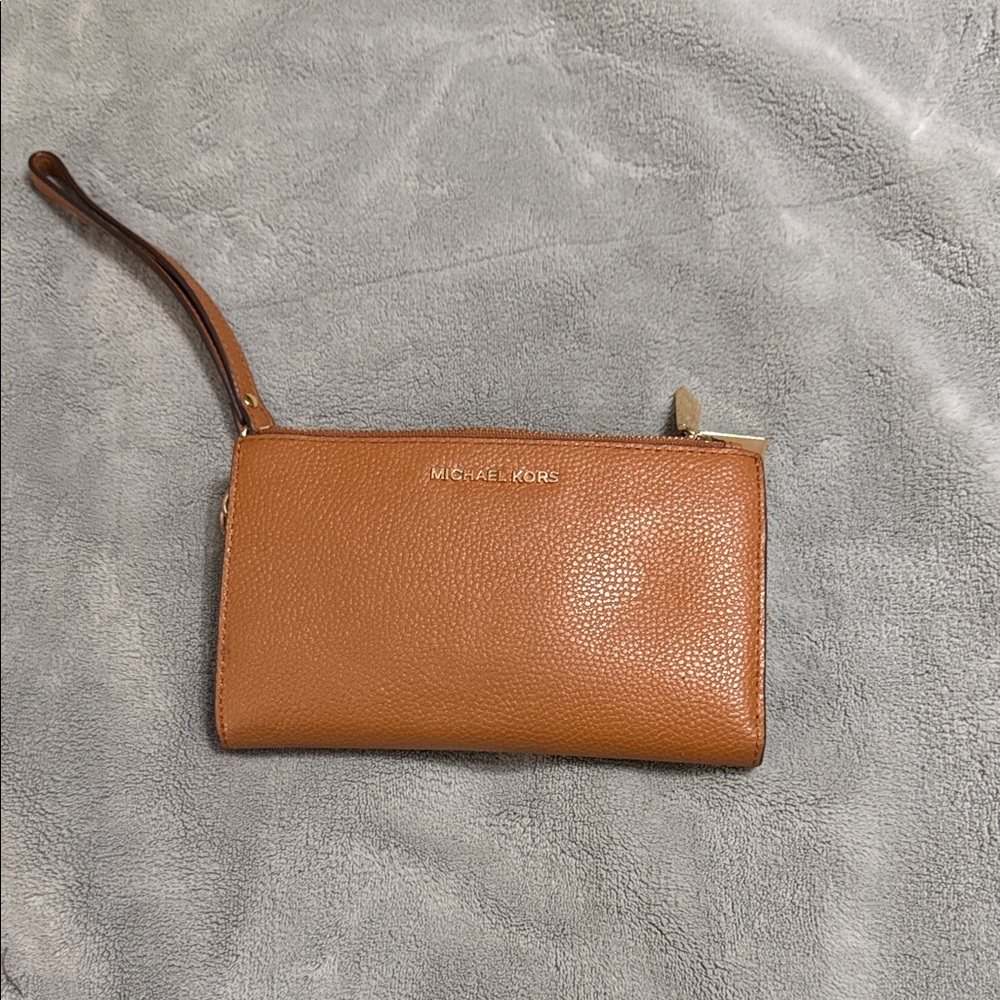 Michael Kors Tan Wristlet